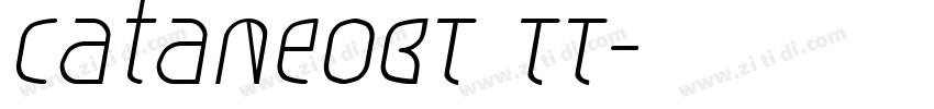 cataneoBT TT字体转换